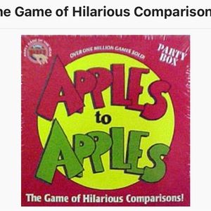 Apples to apples